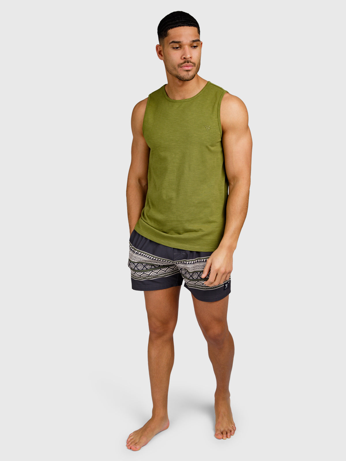 Malaku-Slub Men Singlet | Mayfly