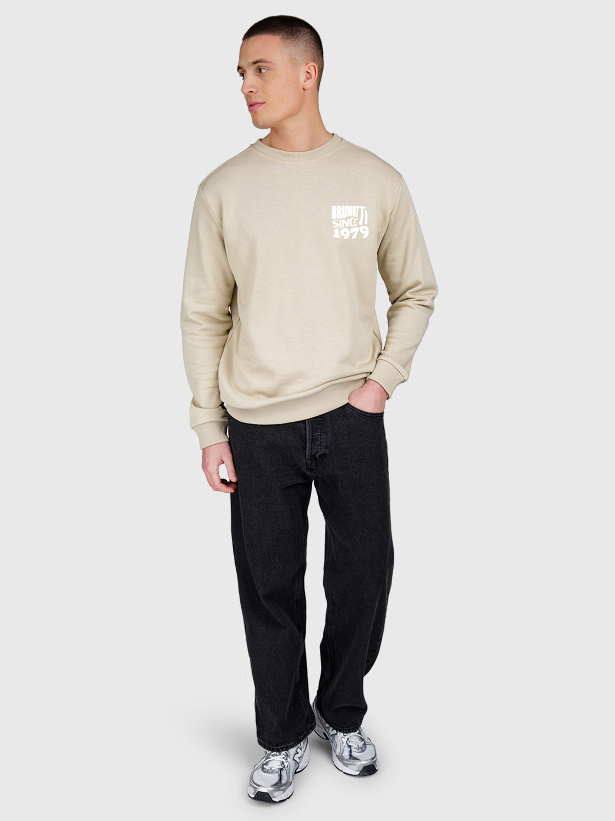 Vito Men Sweater | Feather Grey
