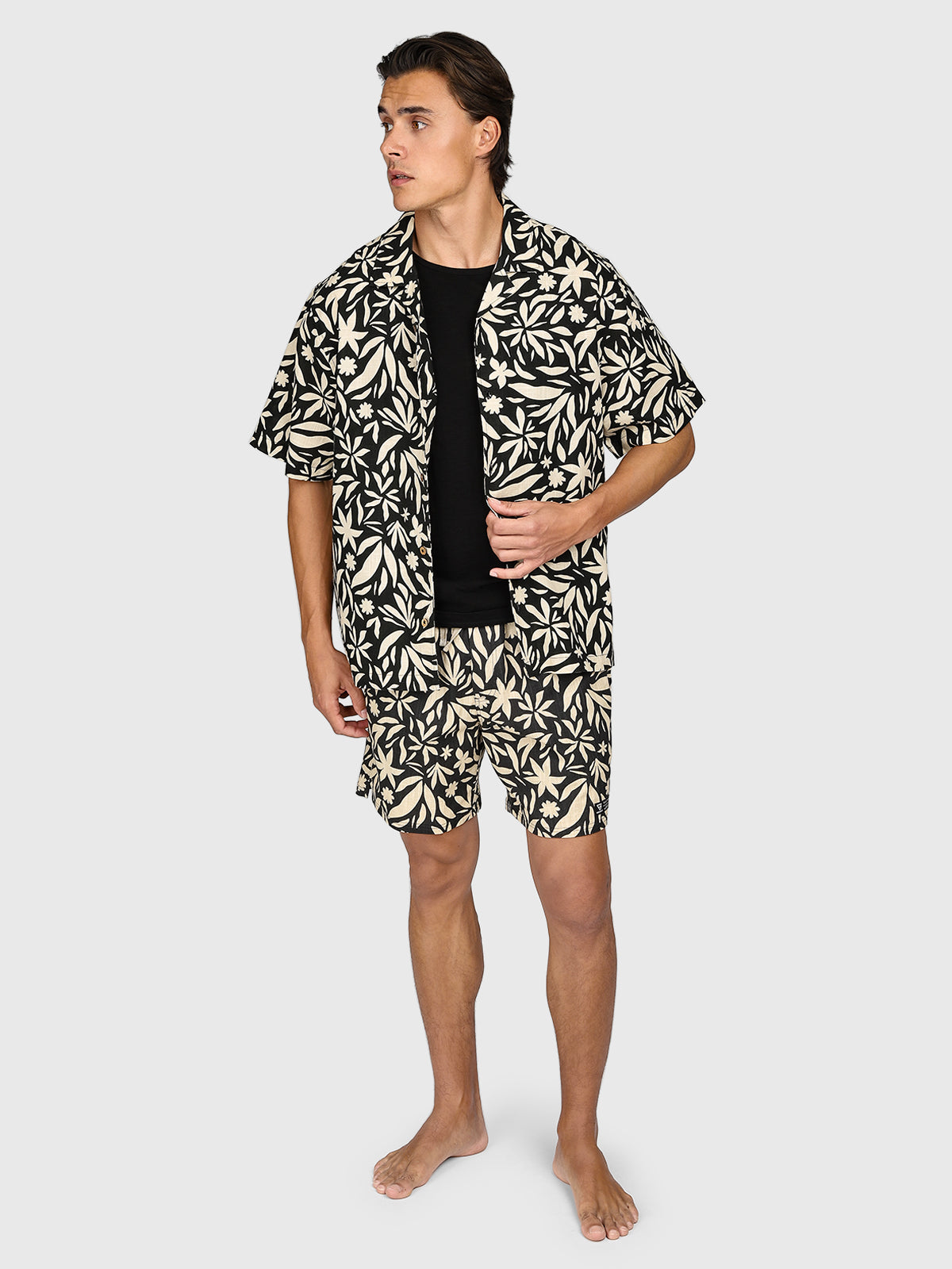 Aiden Heren Walk Shorts | Feather Grey