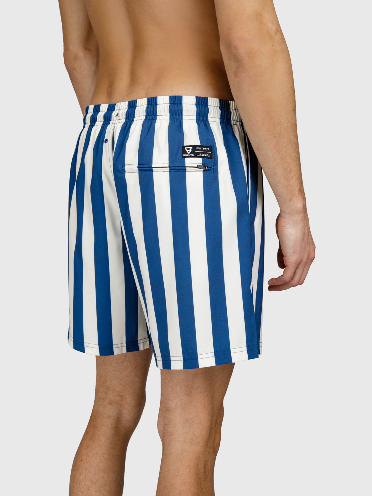 Cester-Big Stripe Herren Swim Shorts | True Navy