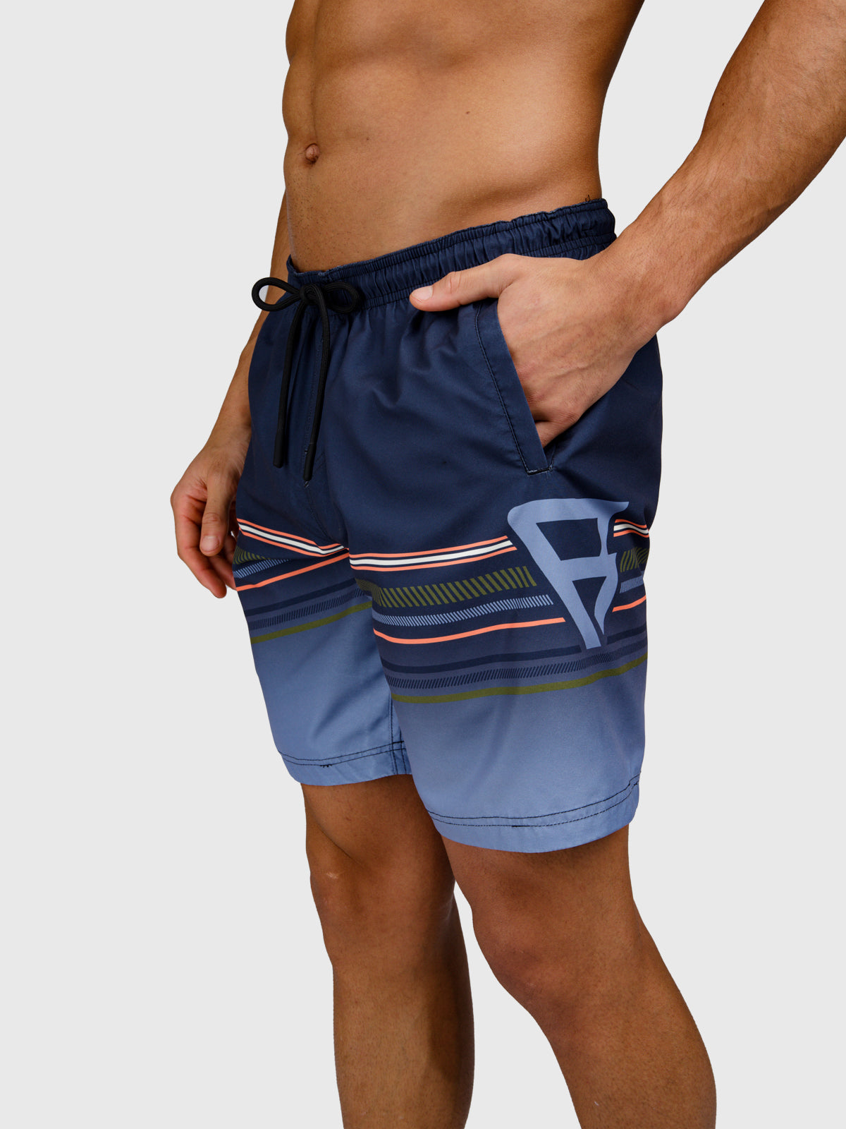 Cester-Long Men Swim Shorts | Indigo Blue