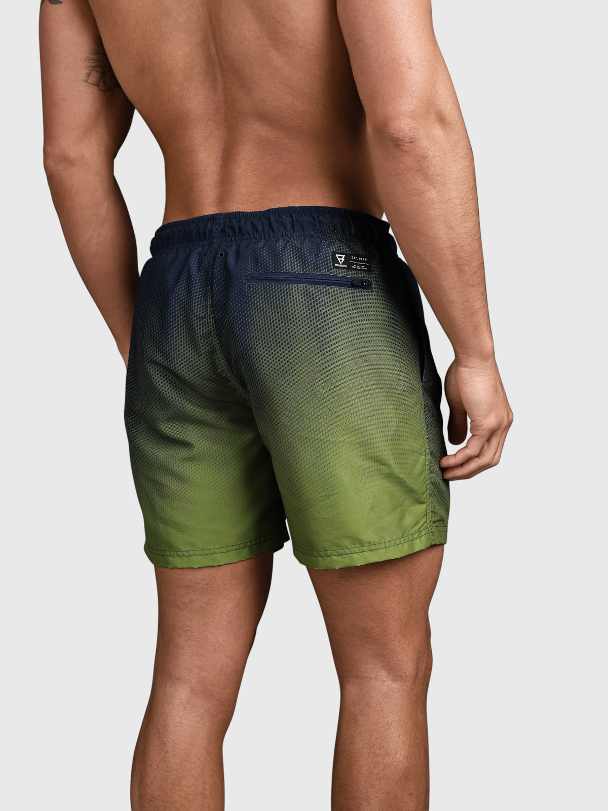 Cester-Panel Print Herren Swim Shorts | Mayfly