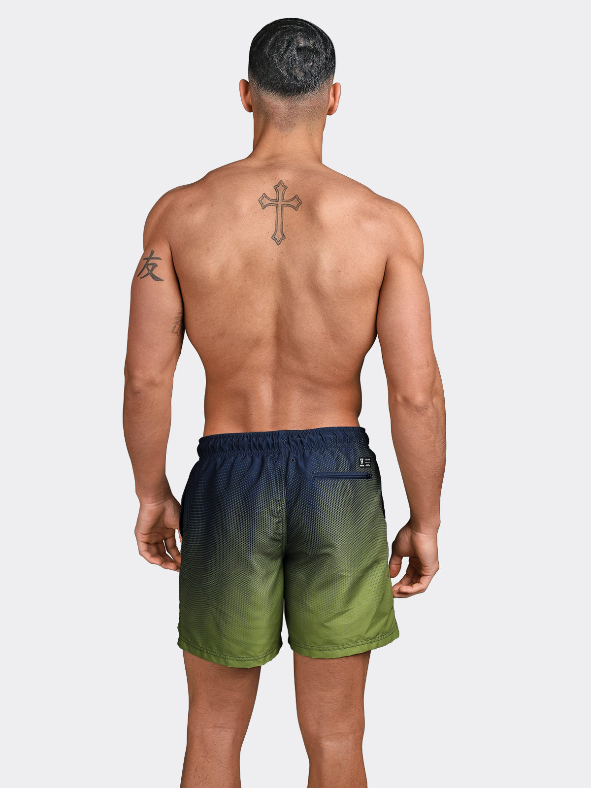 Cester-Panel Print Herren Swim Shorts | Mayfly