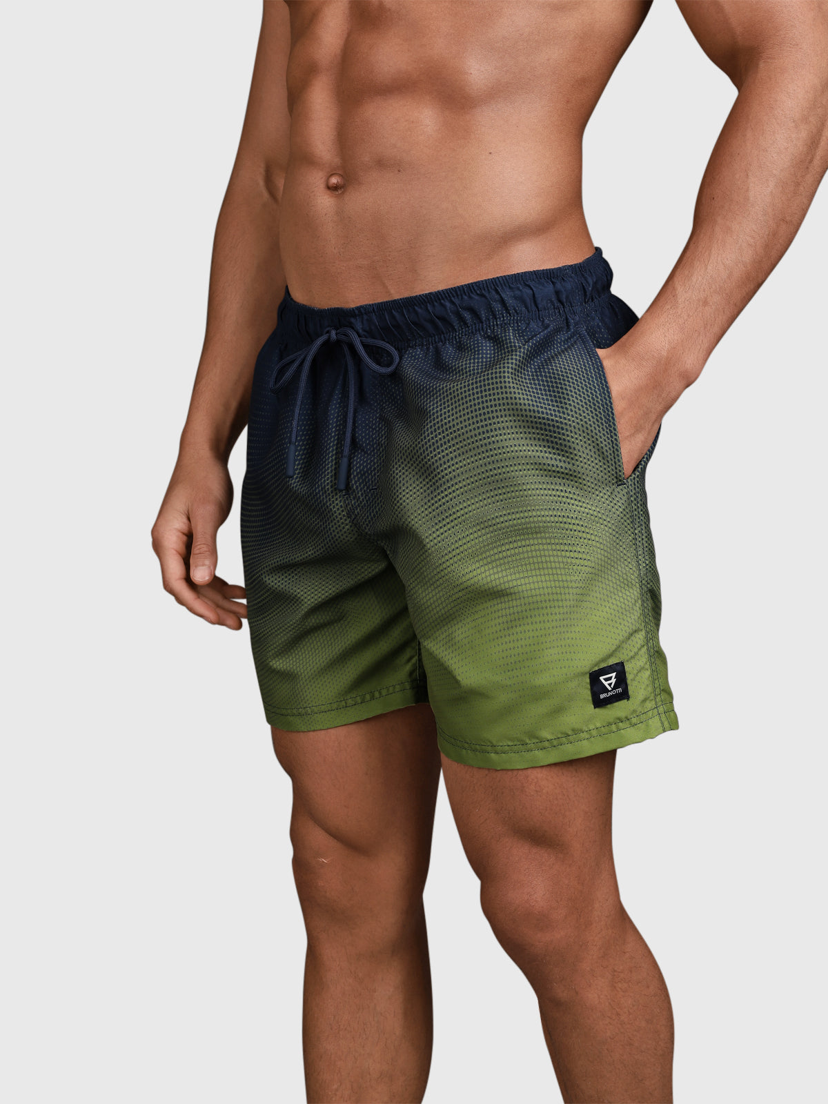 Cester-Panel Print Herren Swim Shorts | Mayfly