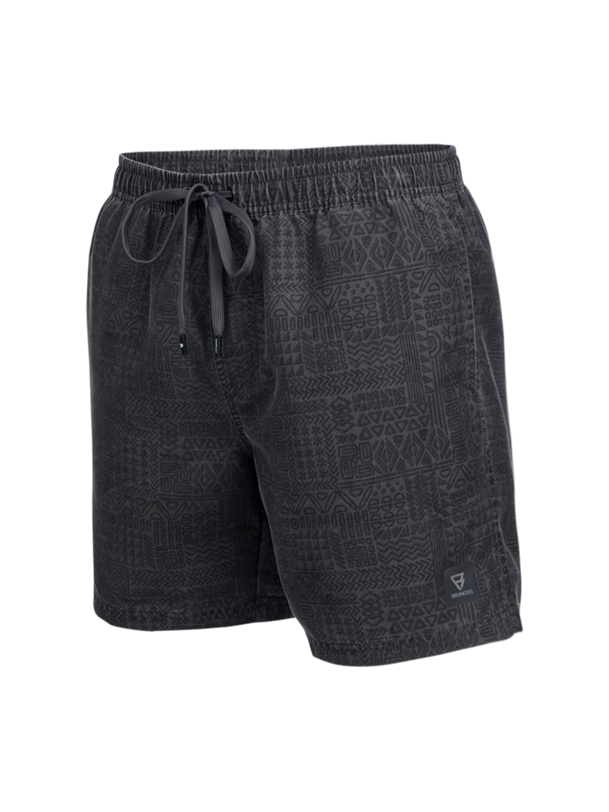 Helios-Print Men Swim Shorts | Black