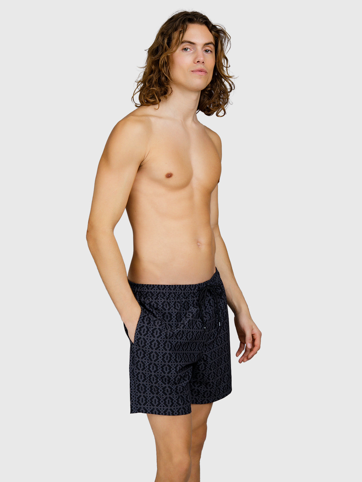High-95 Men Swim Shorts | Pirate Black