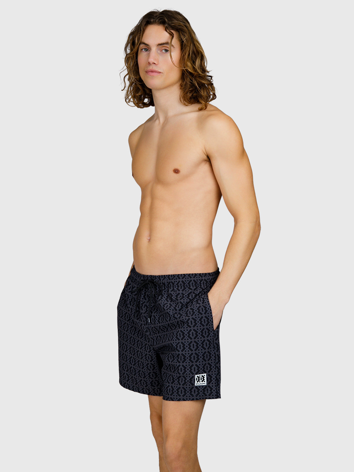High-95 Men Swim Shorts | Pirate Black