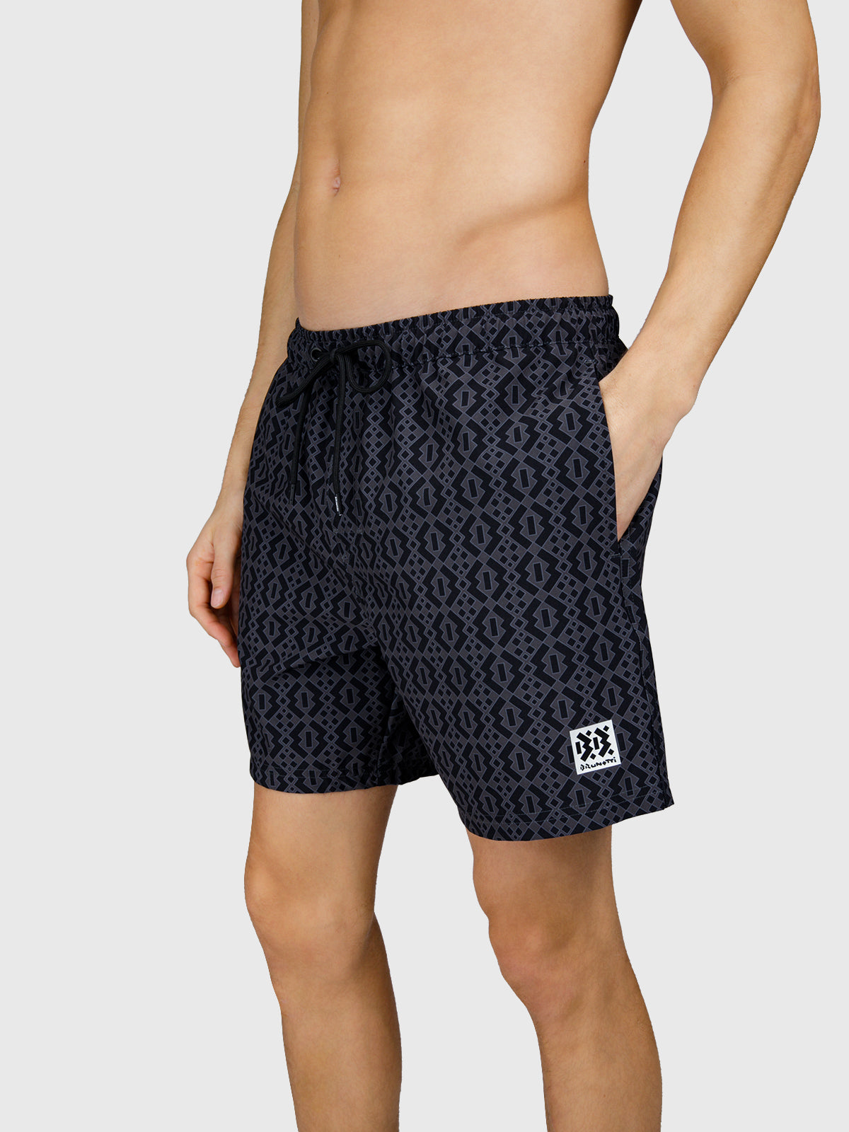 High-95 Men Swim Shorts | Pirate Black
