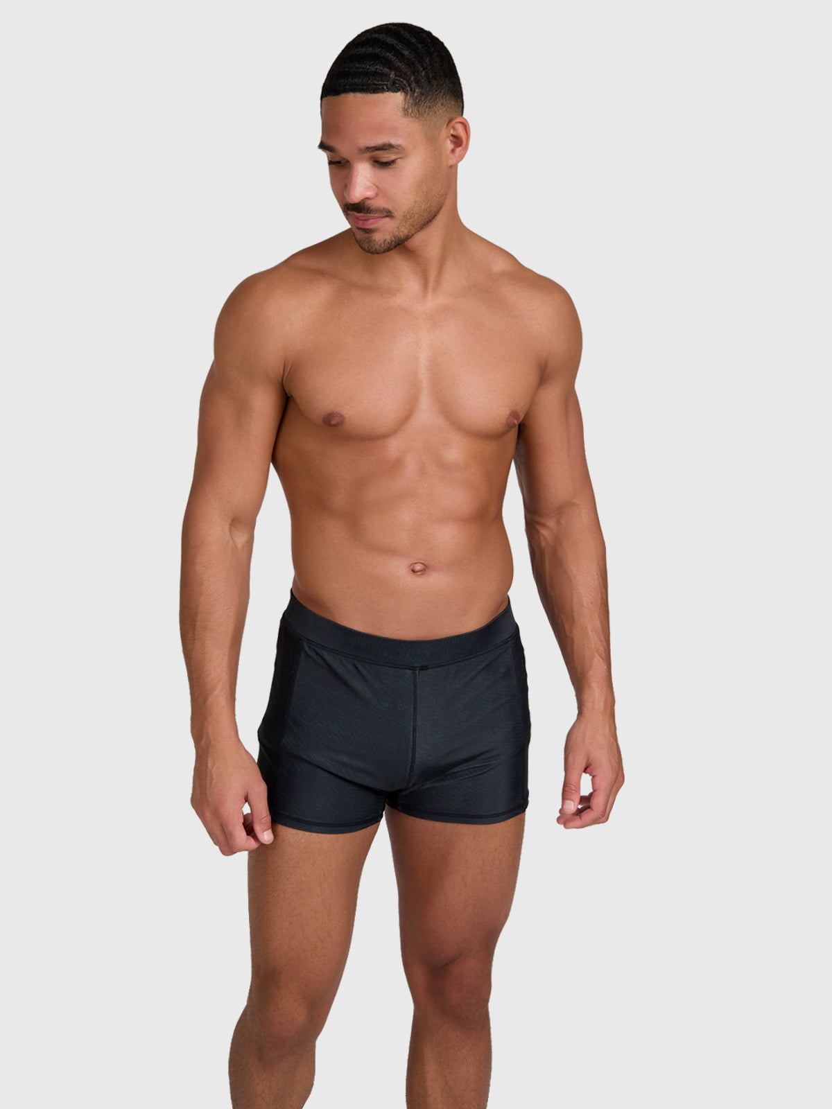 Samier-Print Heren Zwem Trunks | Zwart