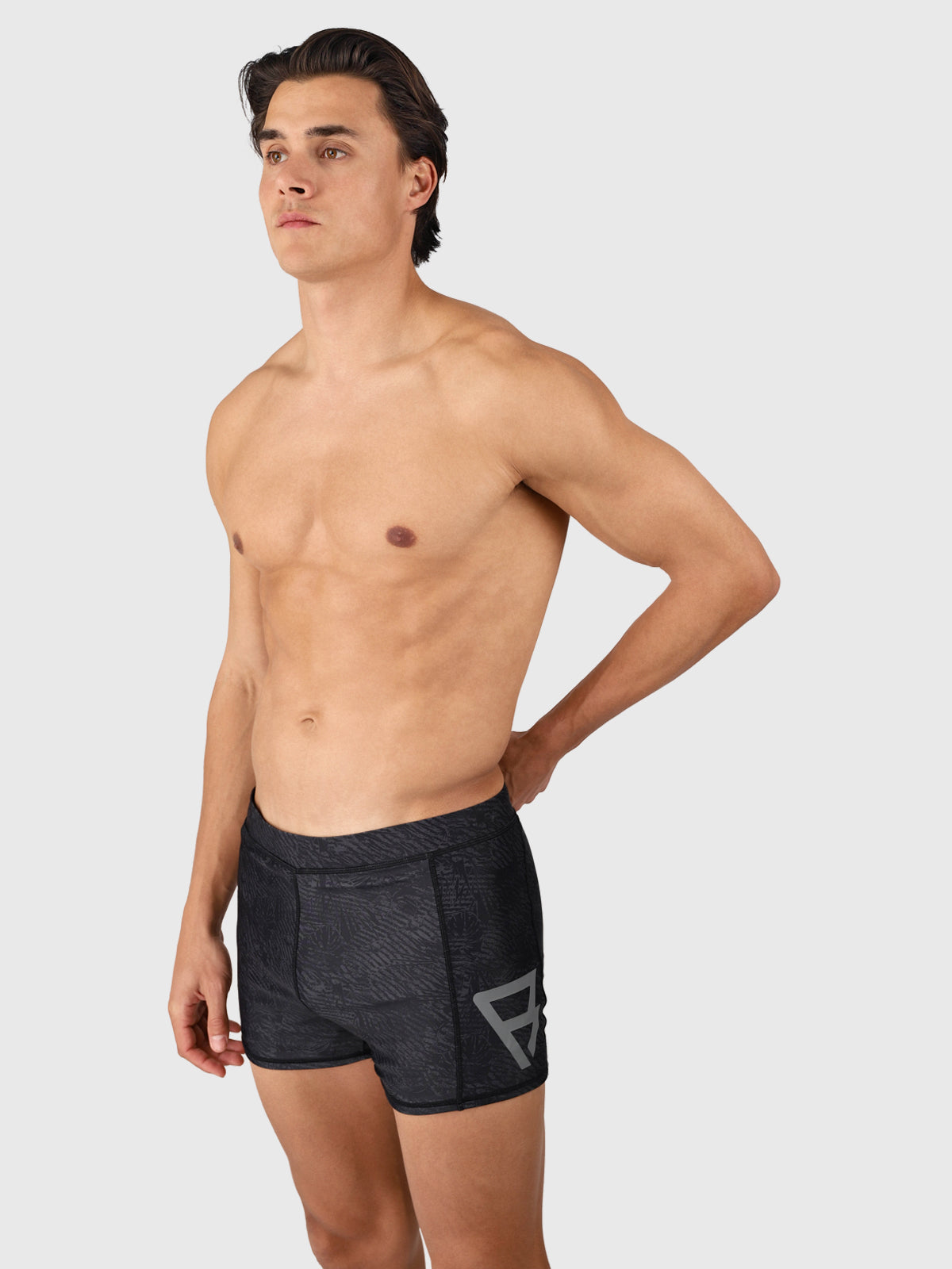 Samier-Print Heren Zwem Trunks | Black