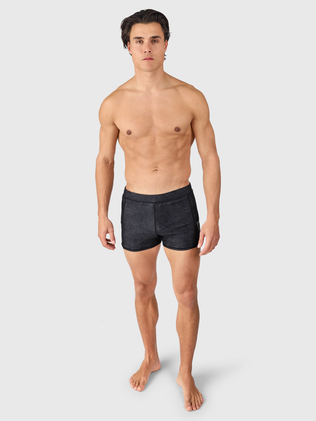 Samier-Print Heren Zwem Trunks | Black
