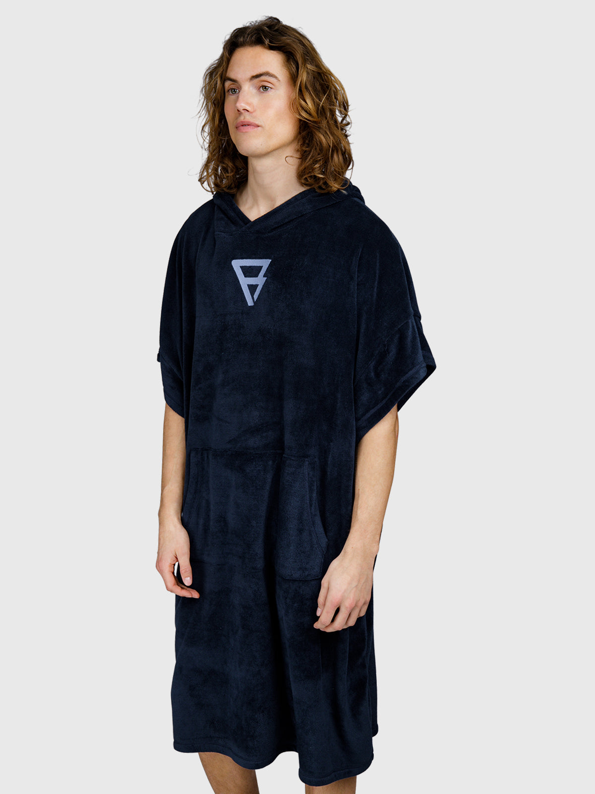 Ponchetto Men Poncho | Indigo Blue