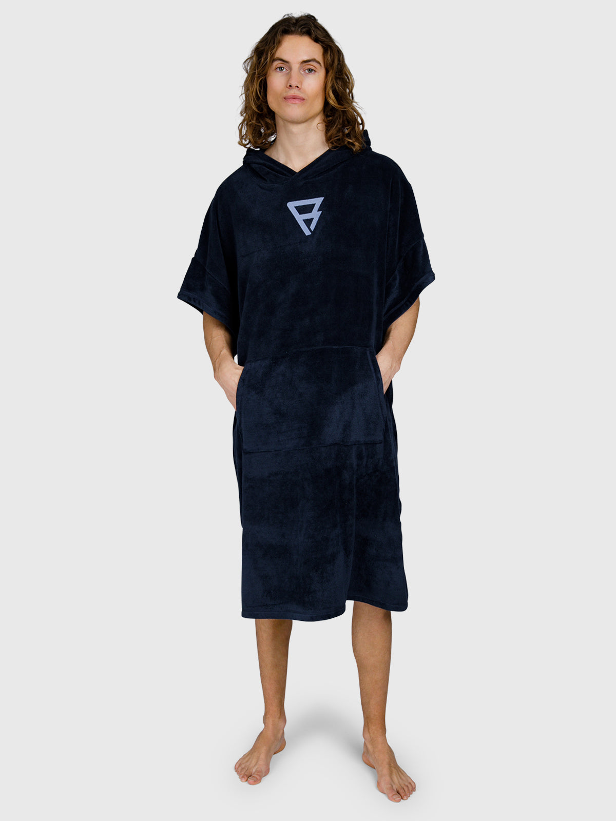 Ponchetto Men Poncho | Indigo Blue