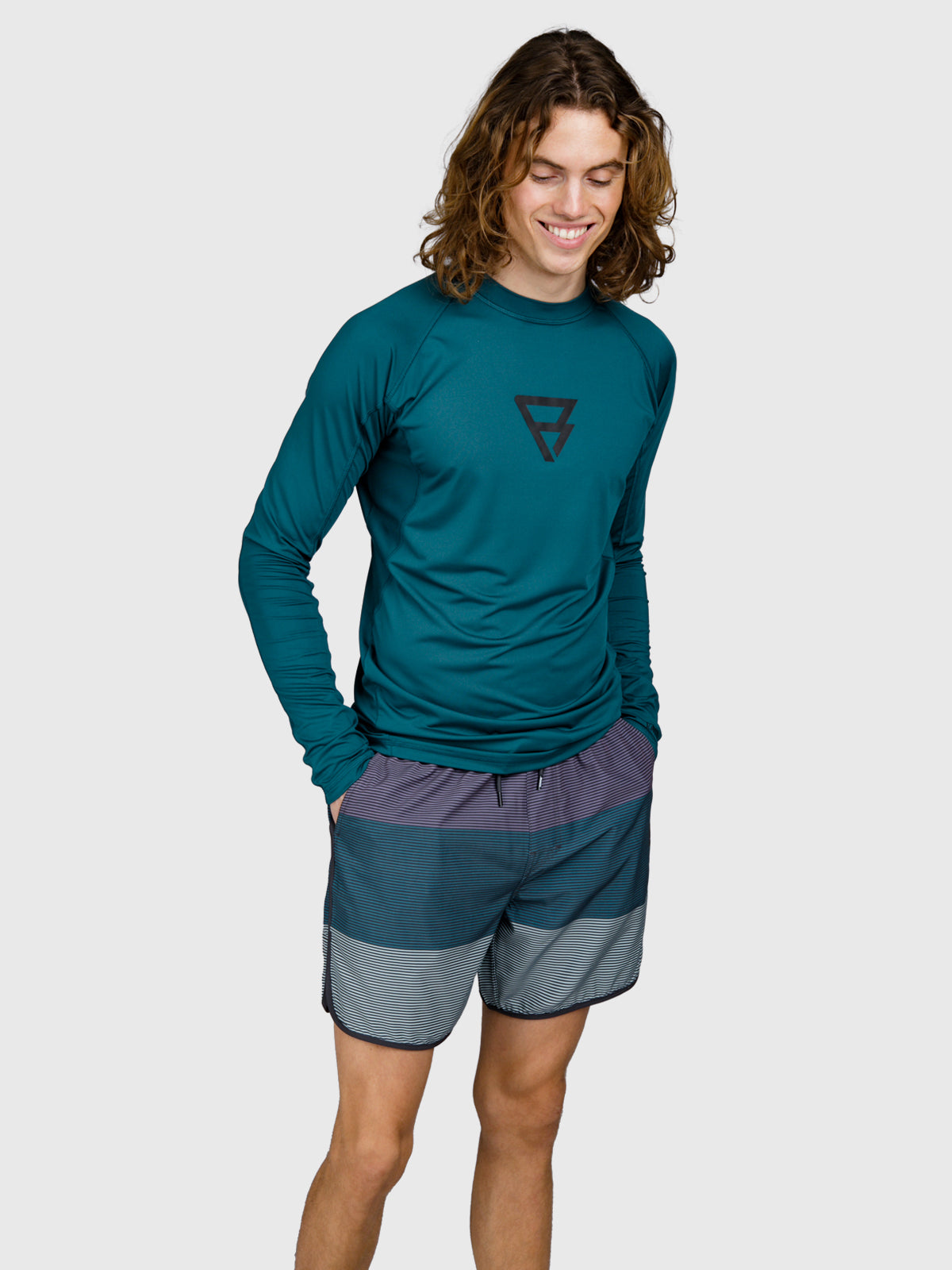 Brushield Men Rashguard | Mediterranea