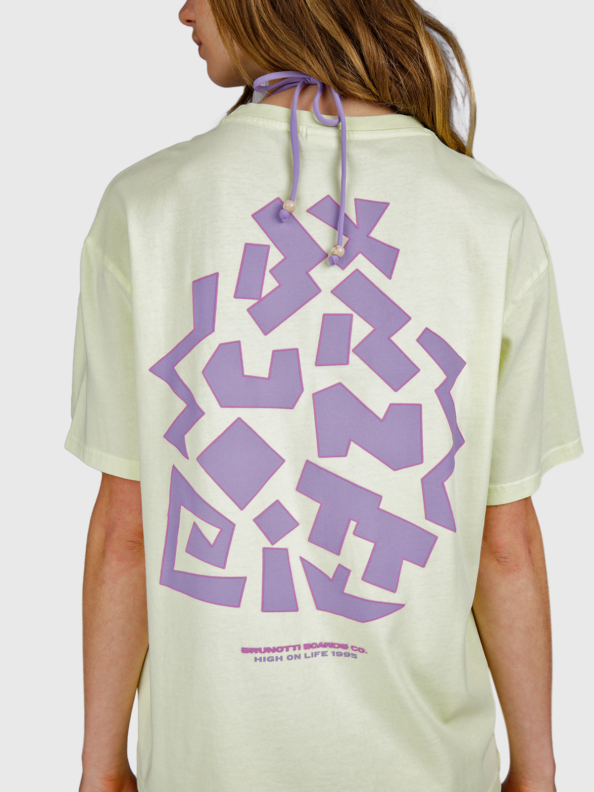 High-95-Print Women T-shirt | Daiquiri Green