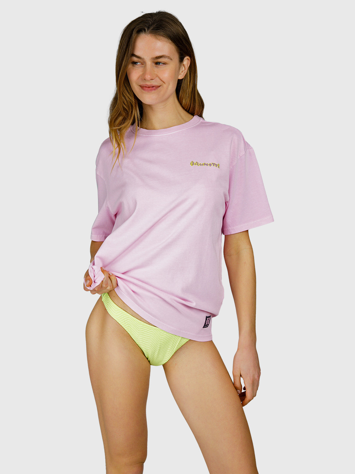 High-95-Print Women T-shirt | Mauve Mist