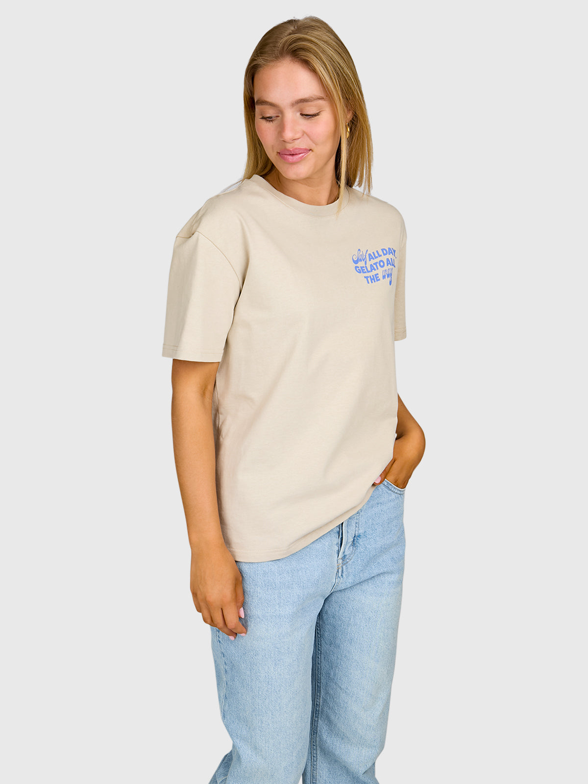 Ittalo Women T-shirt | Feather Grey