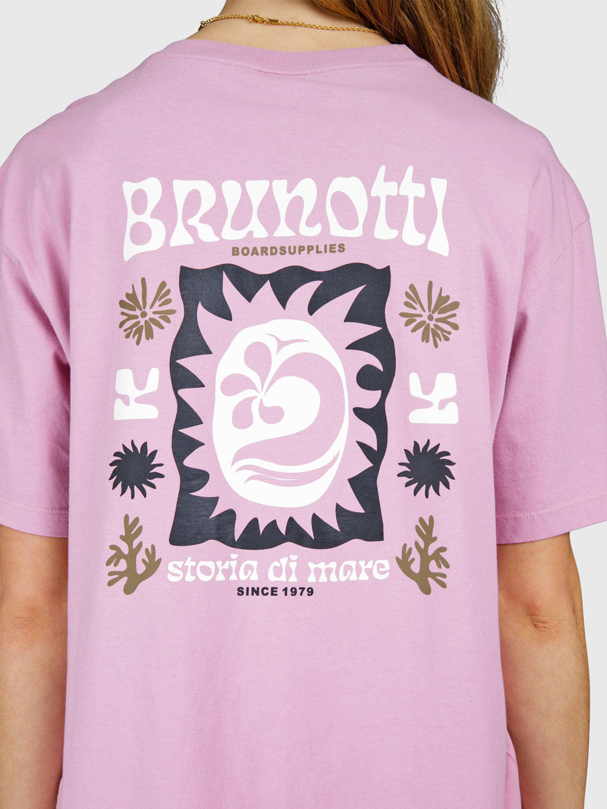 Zelday Damen T-shirt | Mauve Mist