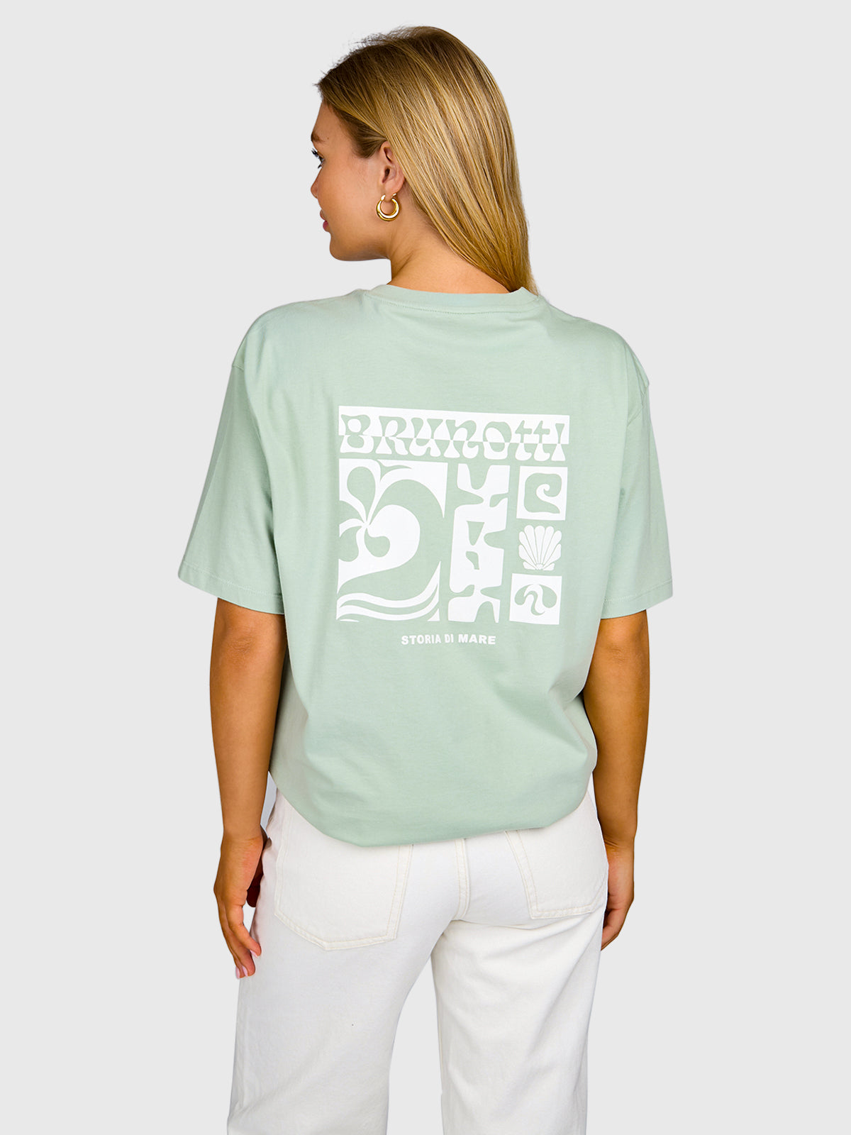 Zennanda Women T-shirt | Aqua Grey