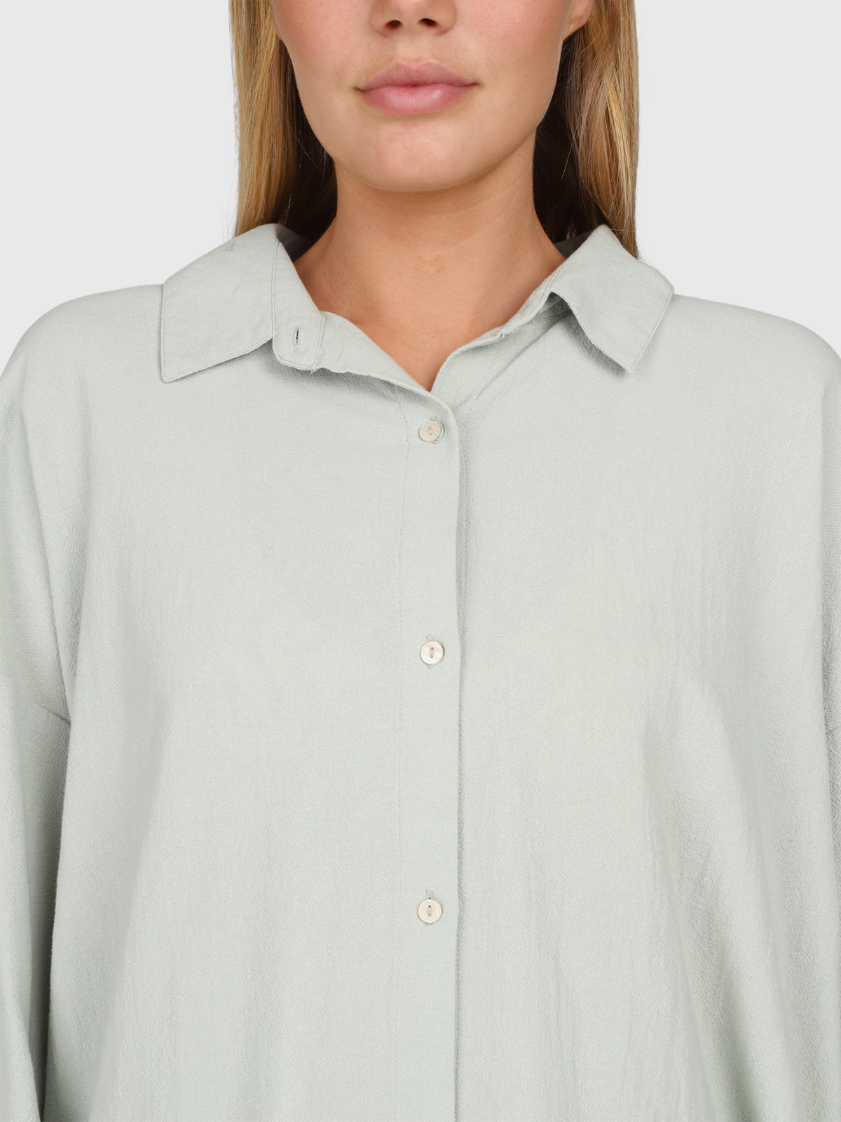 Maysa Damen Shirt | Aqua Grey