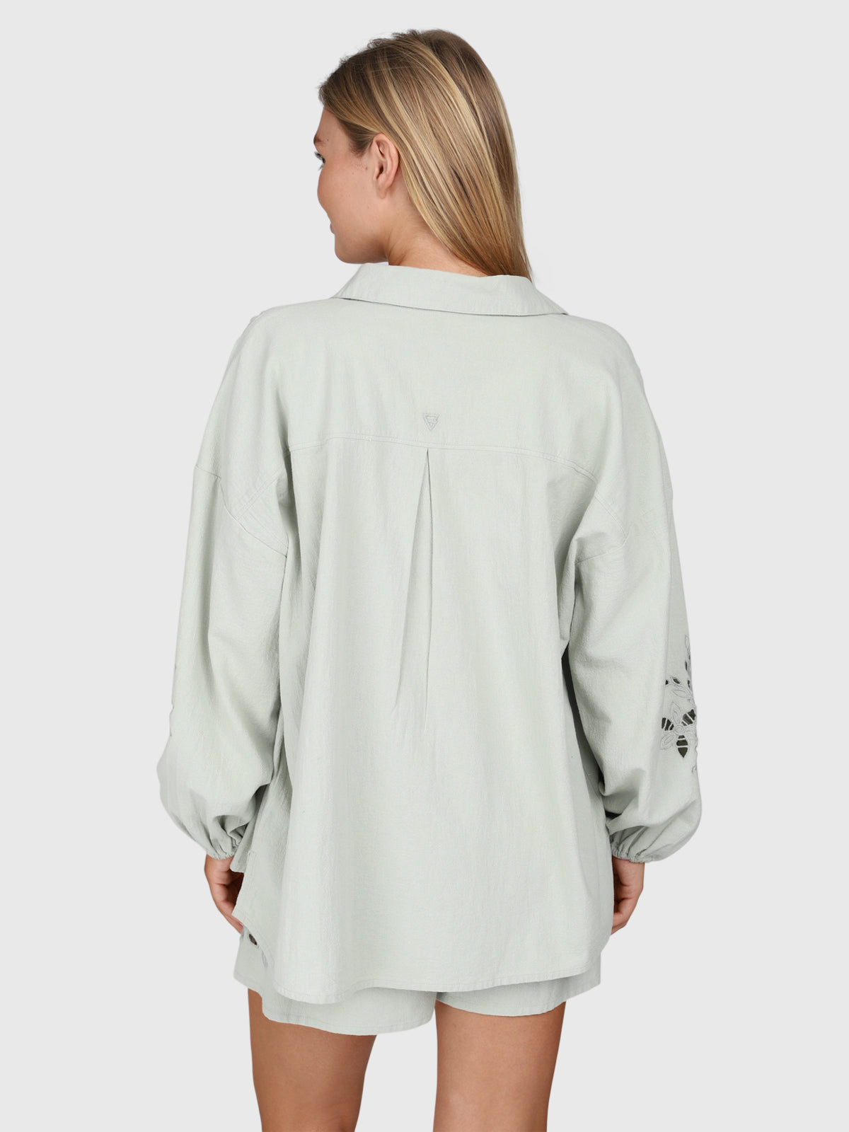 Maysa Damen Shirt | Aqua Grey