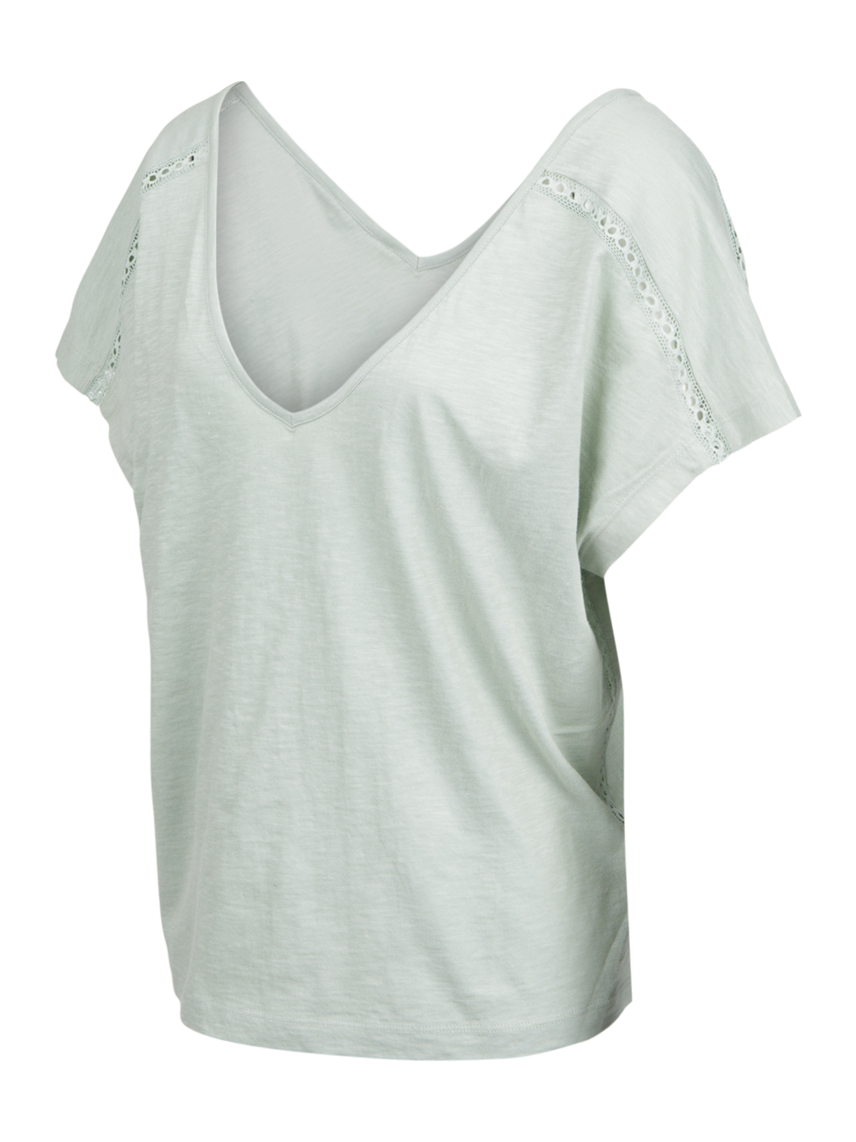 Duya Damen T-shirt | Aqua Grey