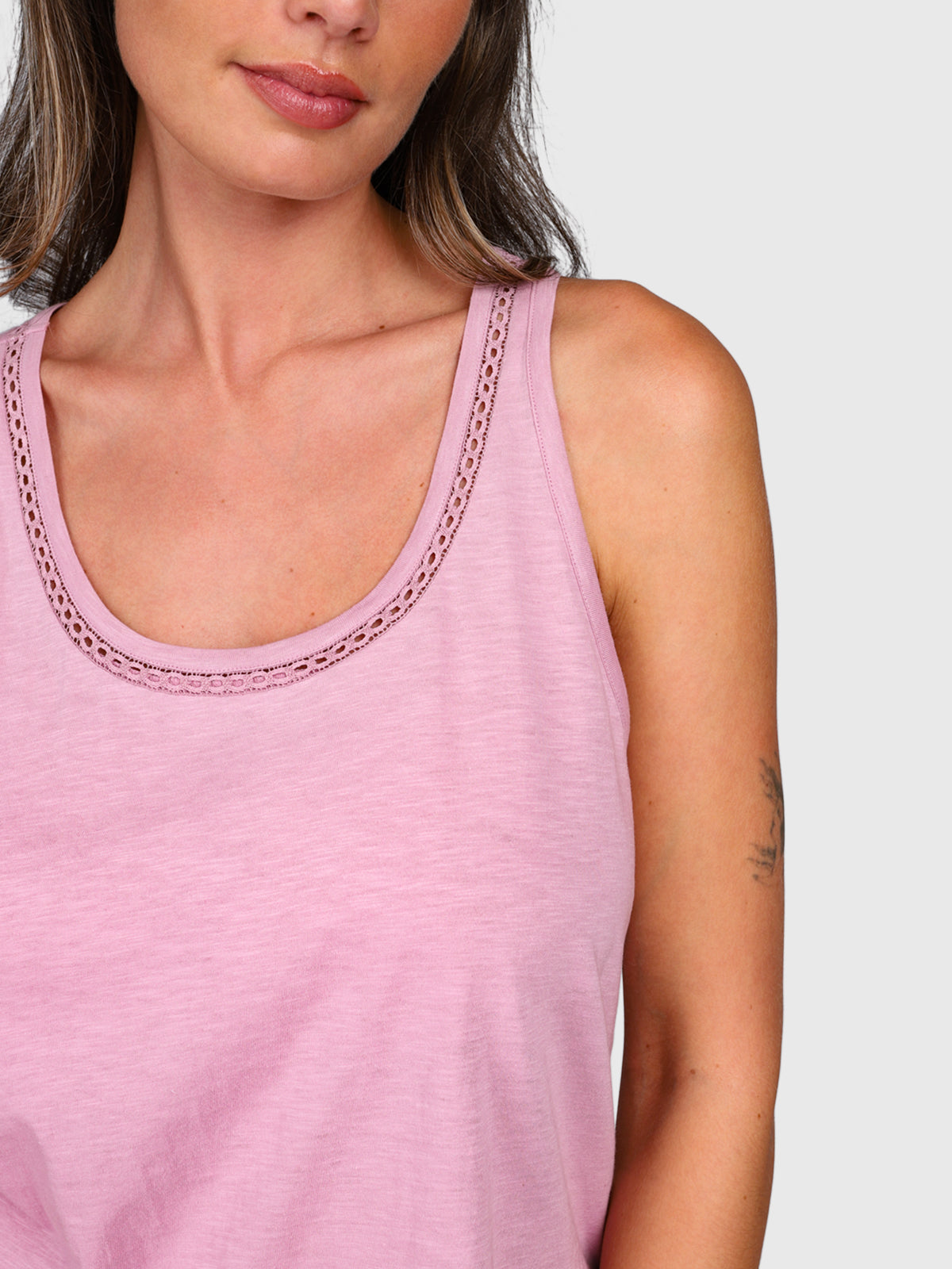 Diljara Damen Top | Mauve Mist