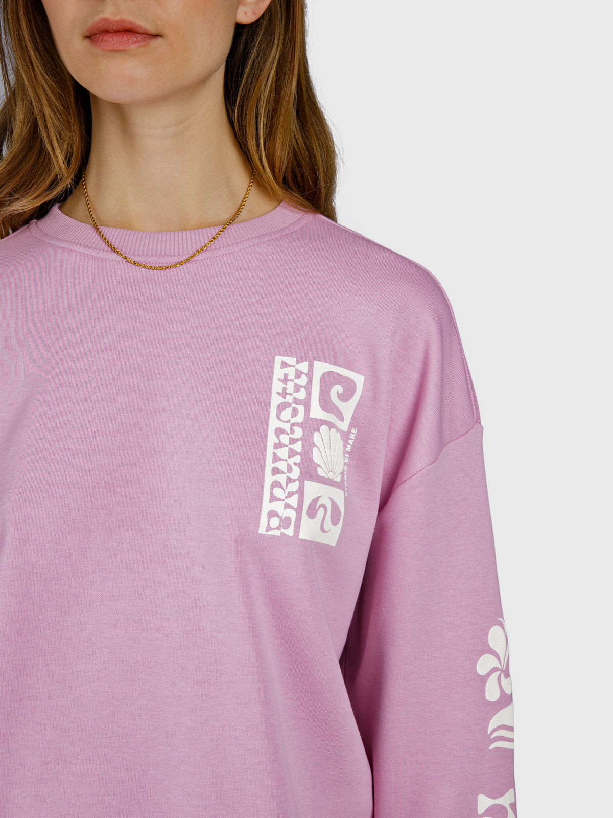 Yanouka Dames Sweater | Mauve Mist