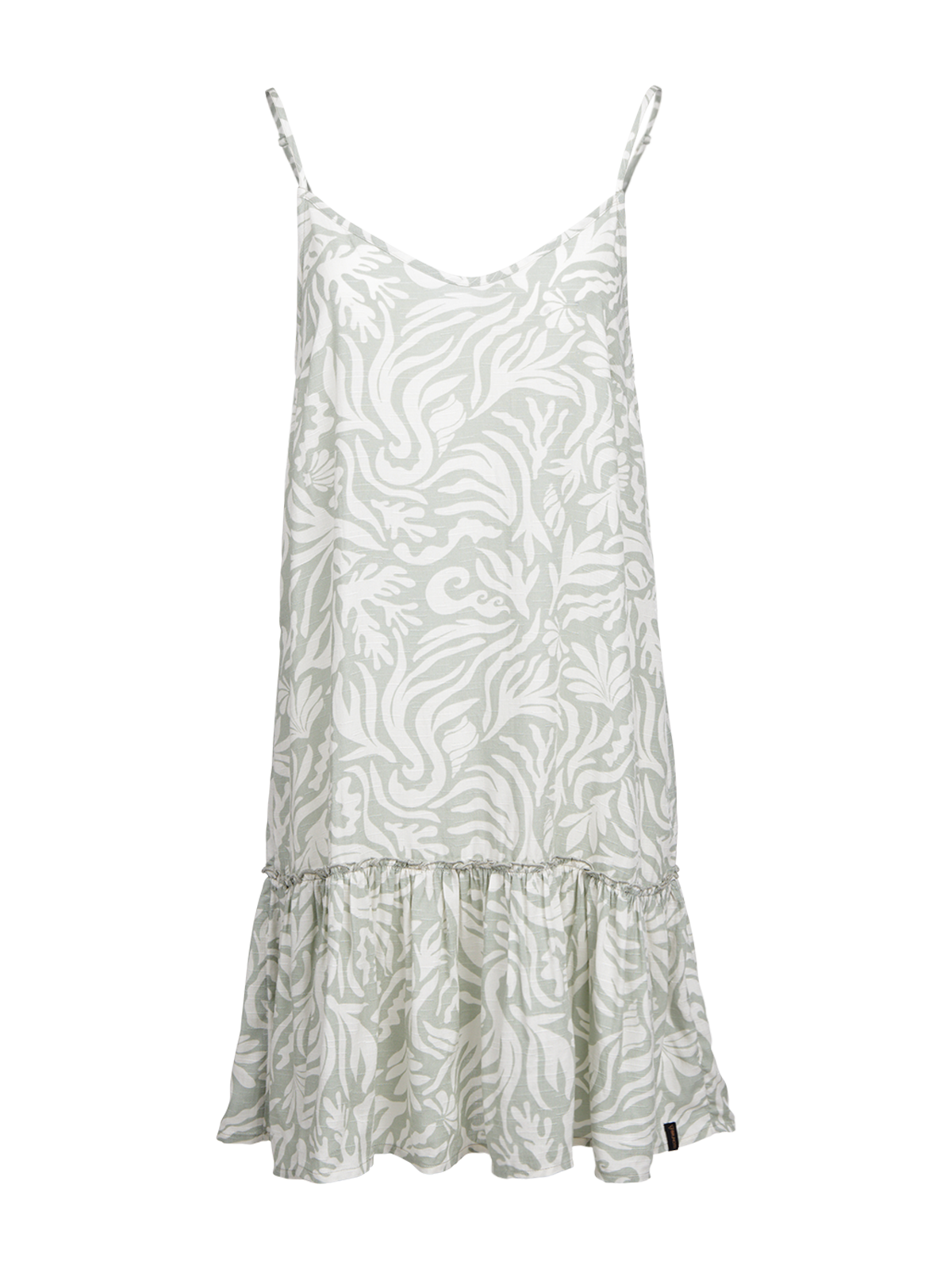Nami-Print Women Dress | Aqua Grey