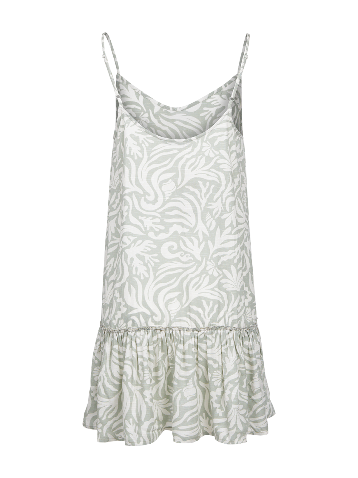 Nami-Print Women Dress | Aqua Grey