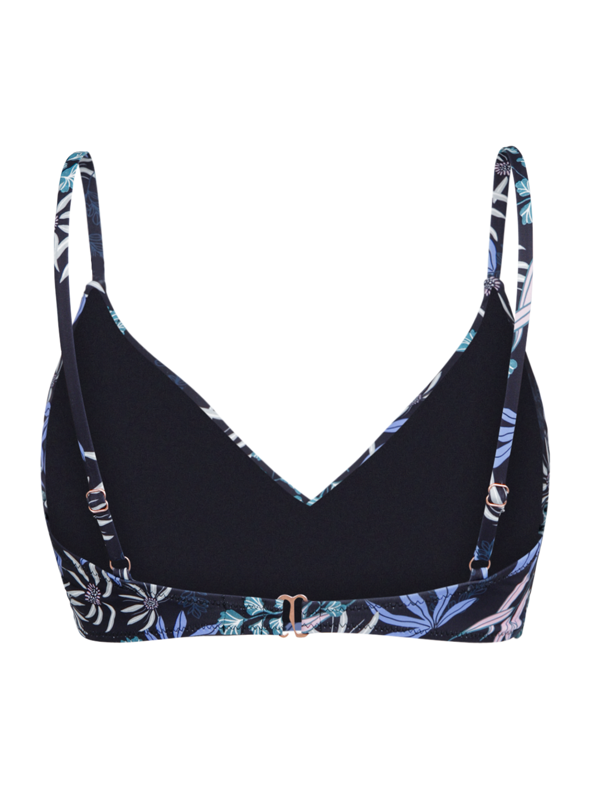Diamia-Print Women Bikini Top | Black