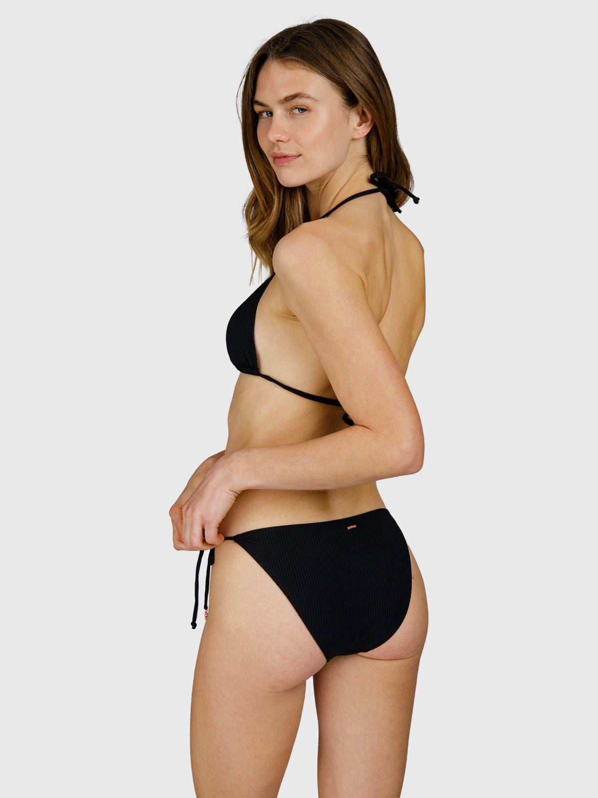 Novalee-Rib Women Bikini Top | Black