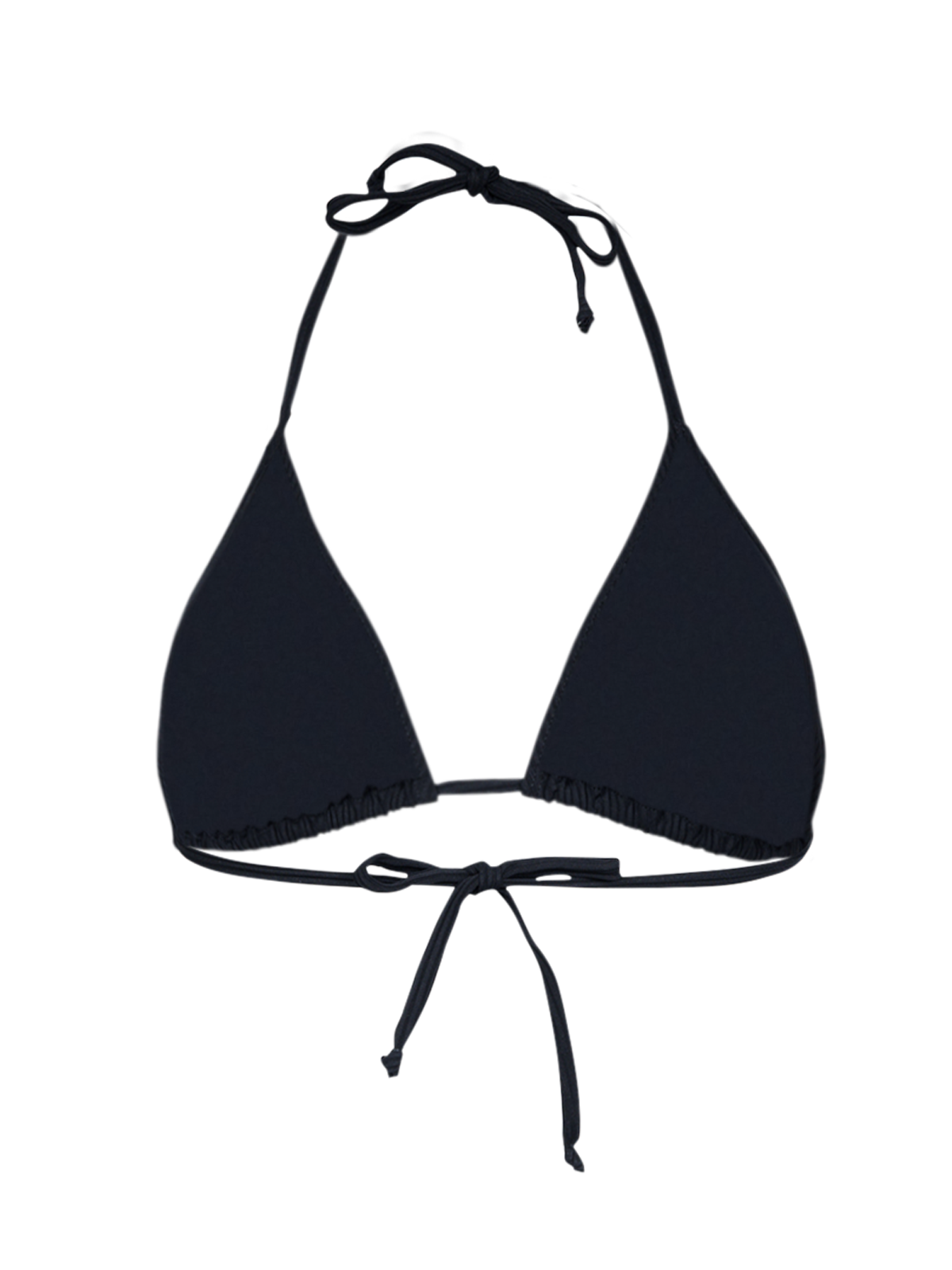 Novalee-Rib Women Bikini Top | Black