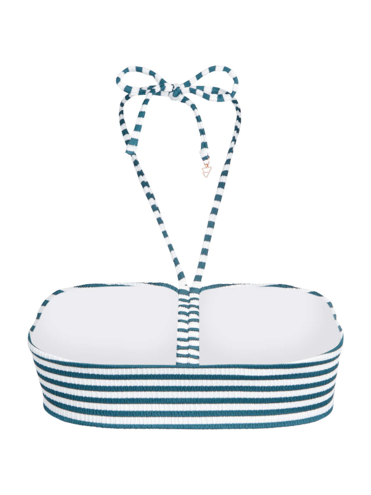 Suus-Stripe Women Bikini Top | Snow