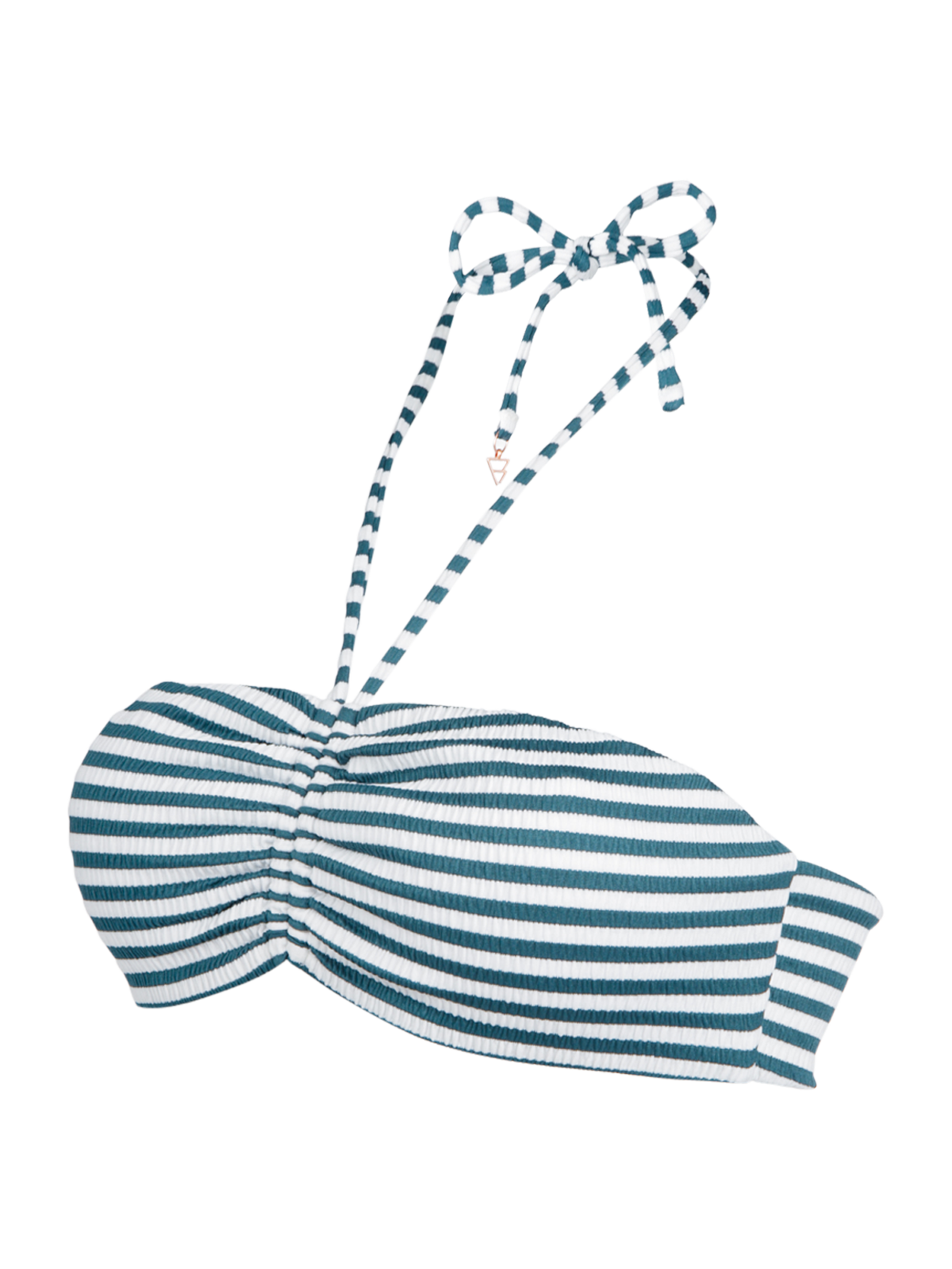 Suus-Stripe Women Bikini Top | Snow