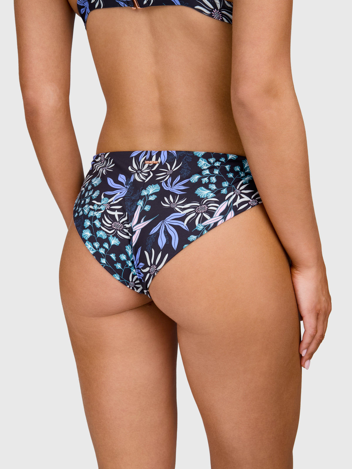 Nell-Print Dames Bikini Broekje | Zwart
