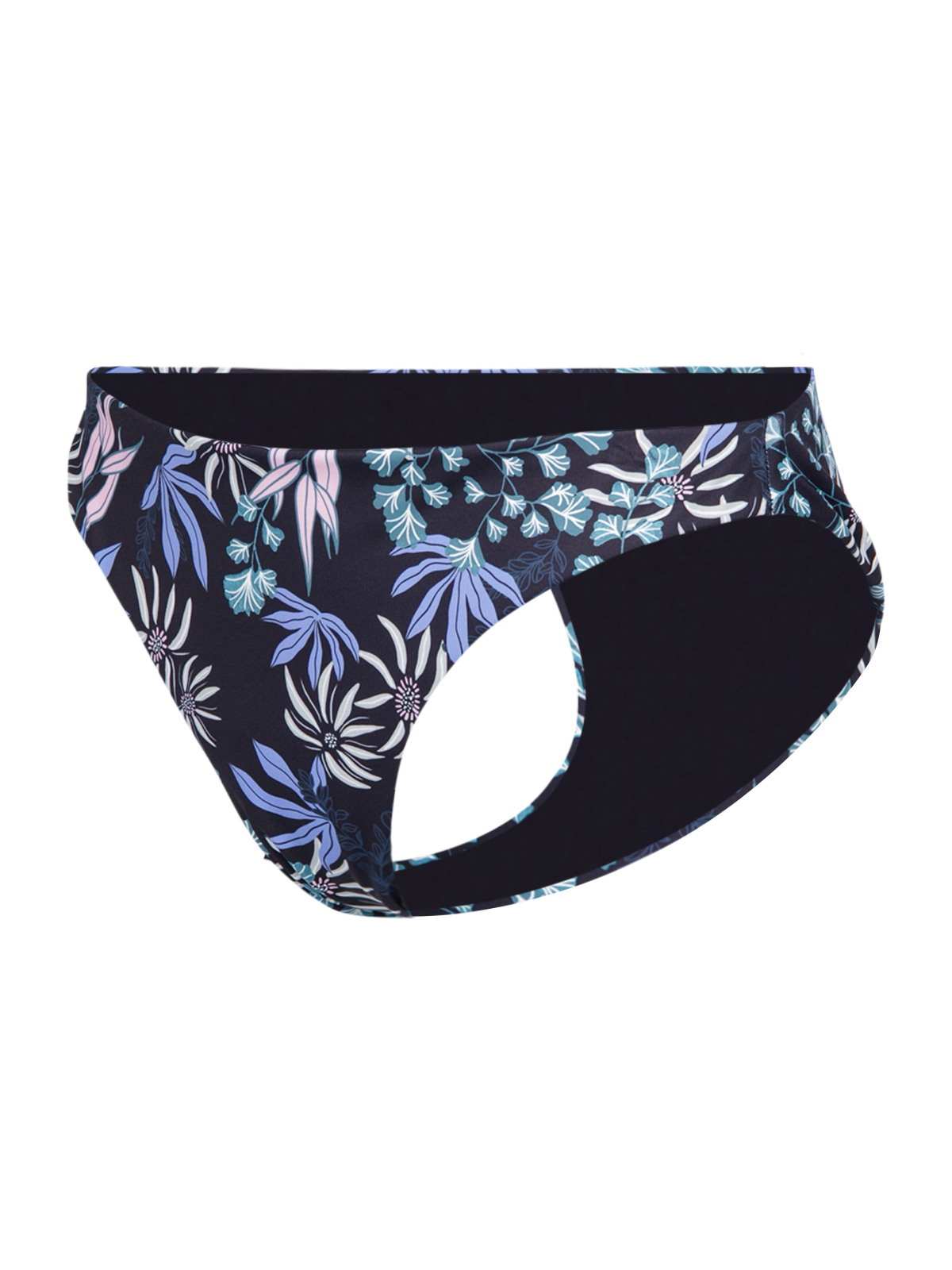 Nell-Print Dames Bikini Broekje | Zwart