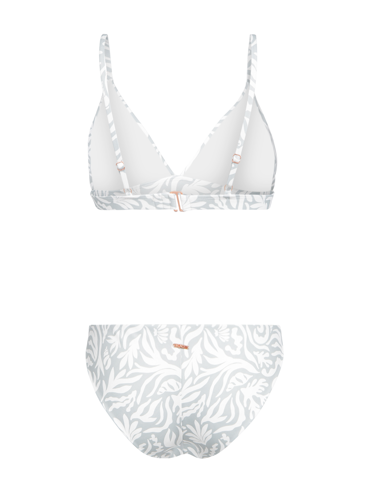 Aurely-Print Women Bikini | Aqua Grey