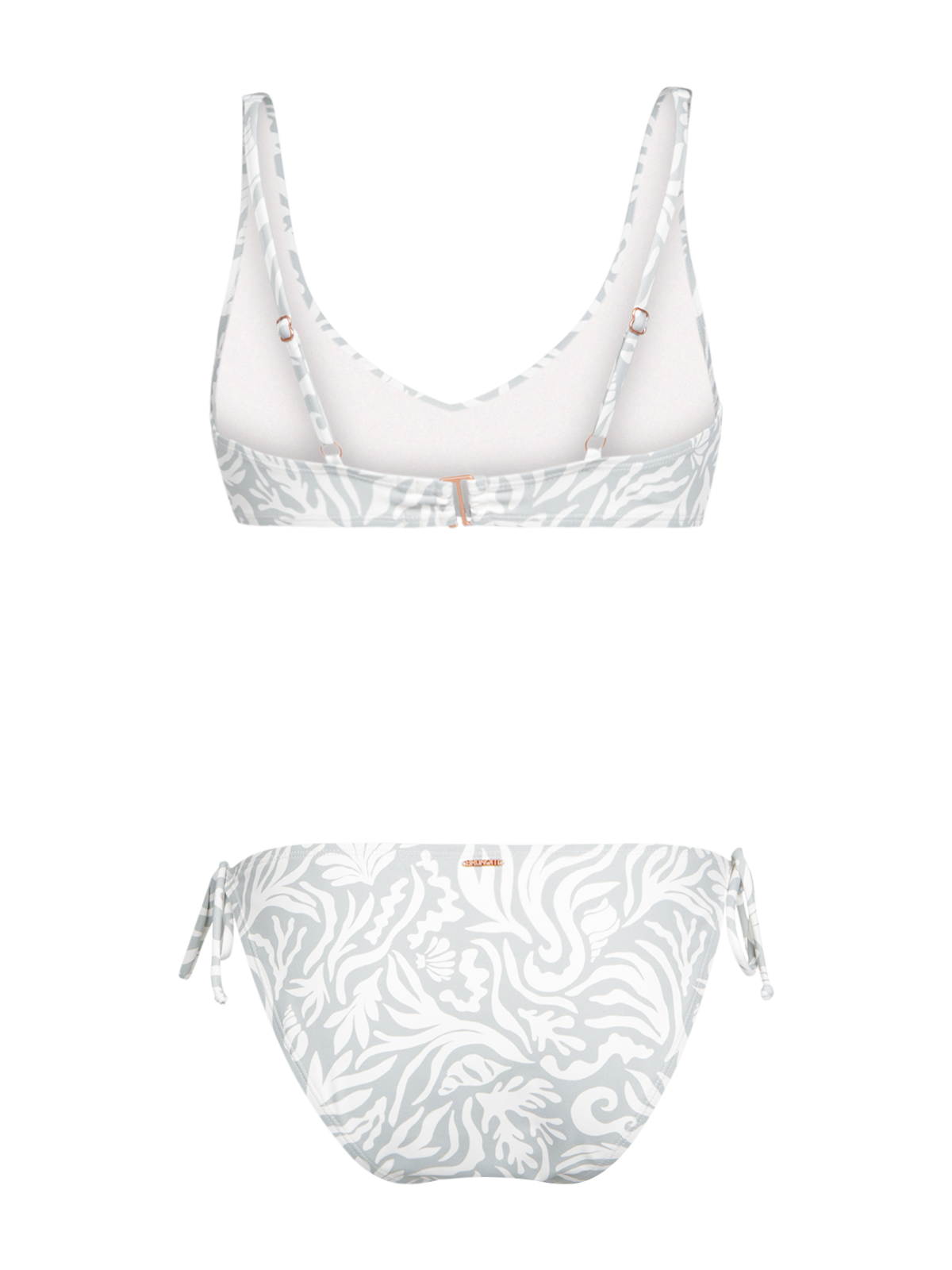 Lavinja-Print Women Bikini | Aqua Grey