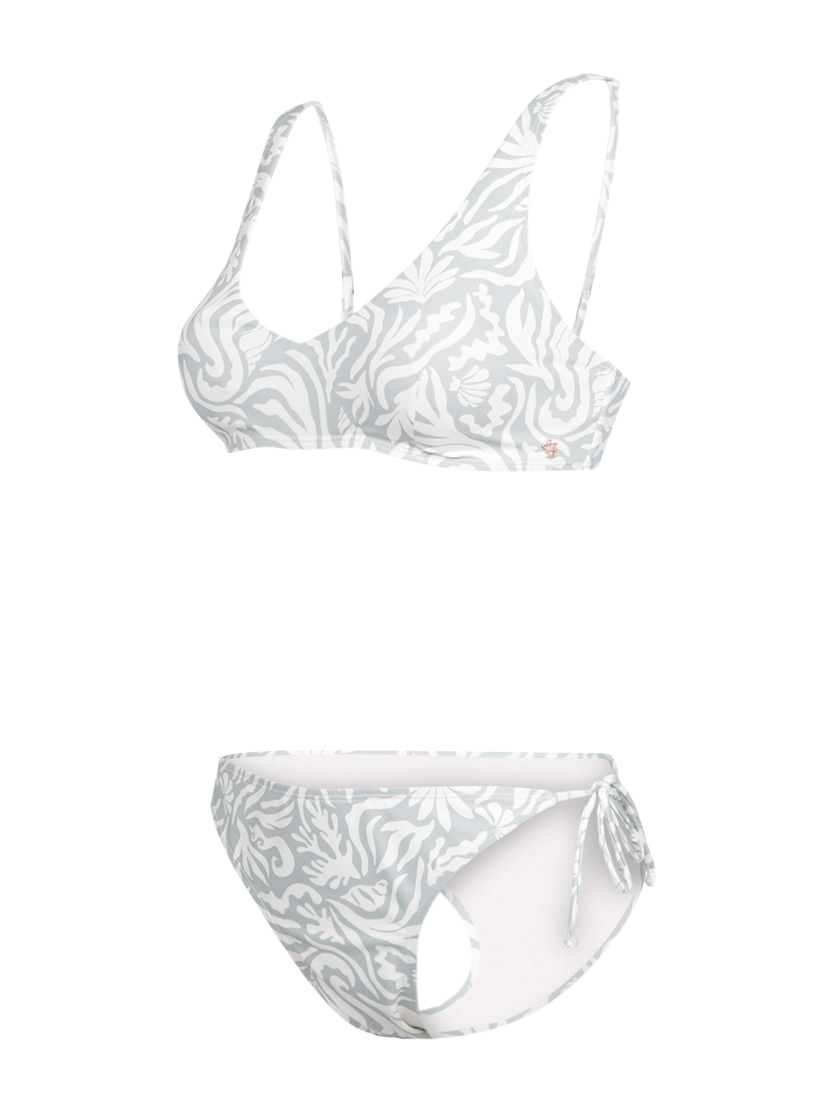 Lavinja-Print Women Bikini | Aqua Grey