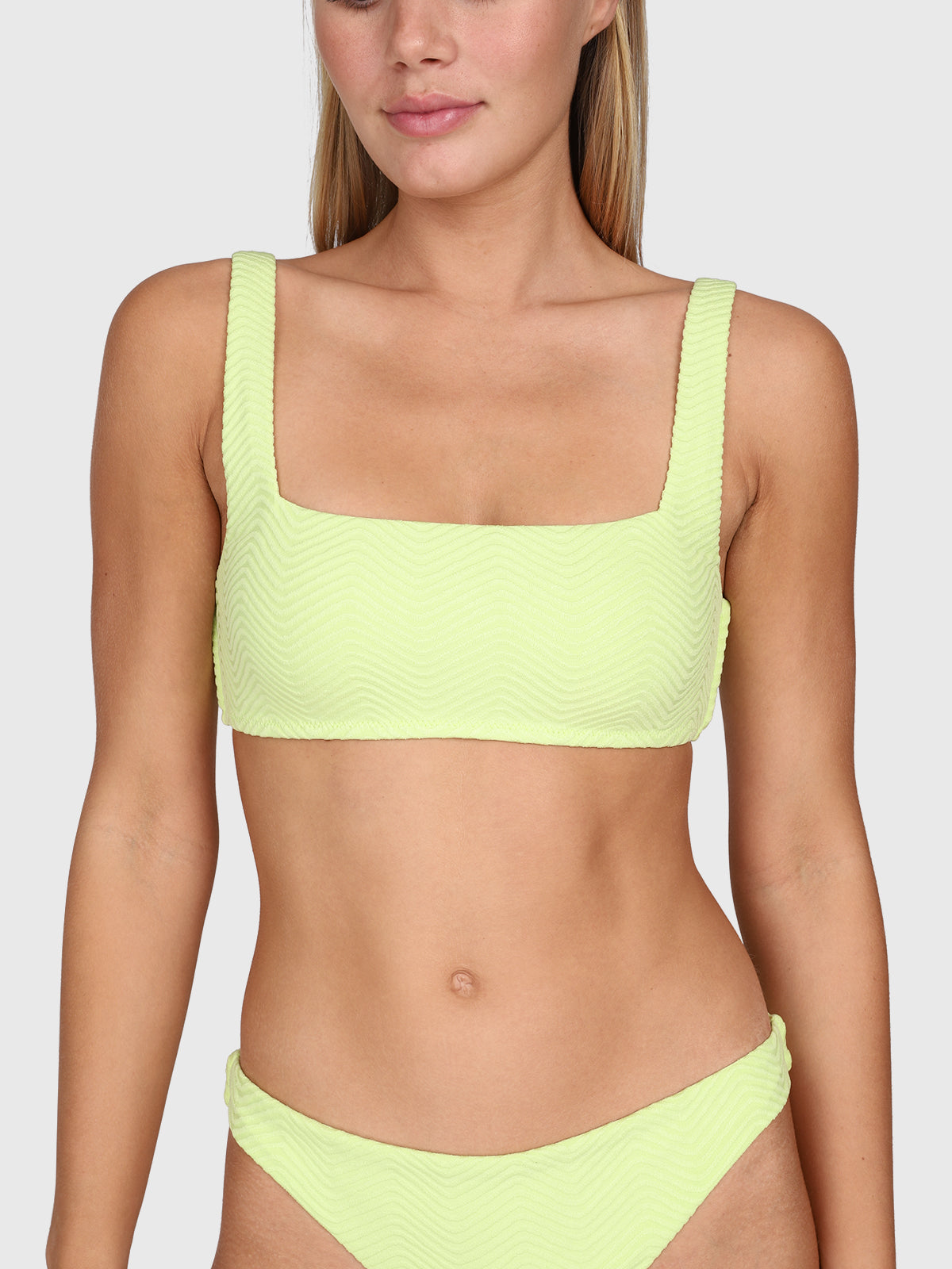 Lillio-Chevron Women Bikini | Daiquiri Green