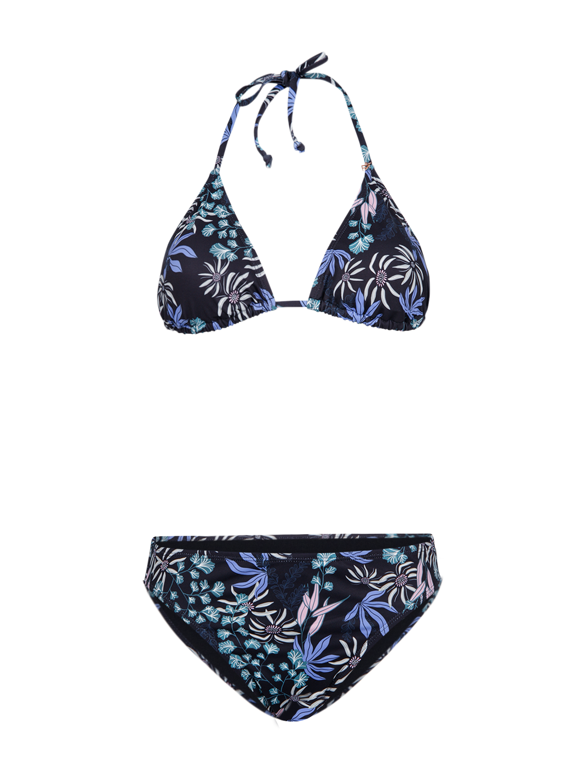 Lollypop-Print Women Bikini | Black