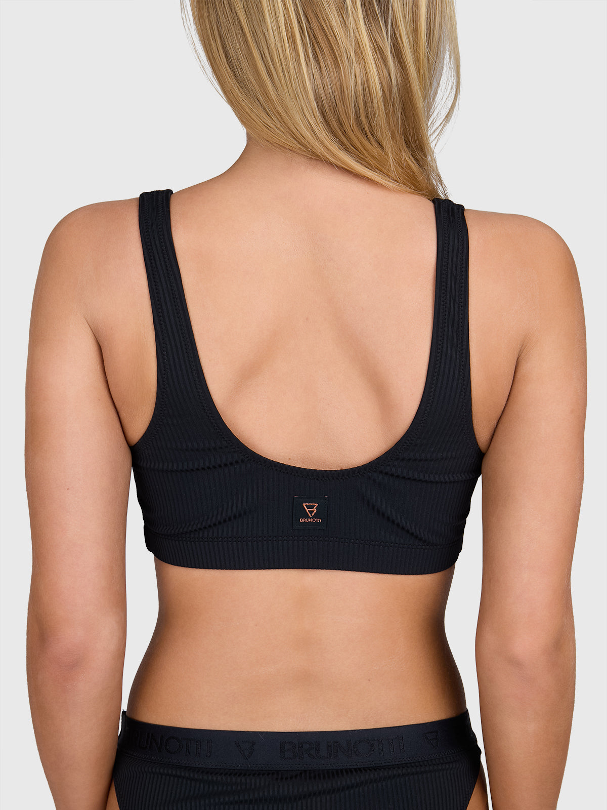 Nell-Print Damen Bikini Bottom | Schwarz 