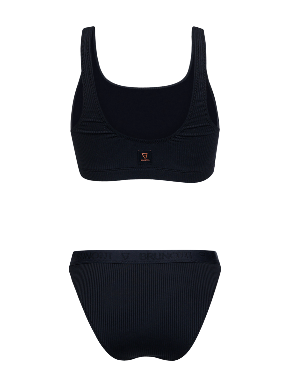 Nell-Print Damen Bikini Bottom | Schwarz 