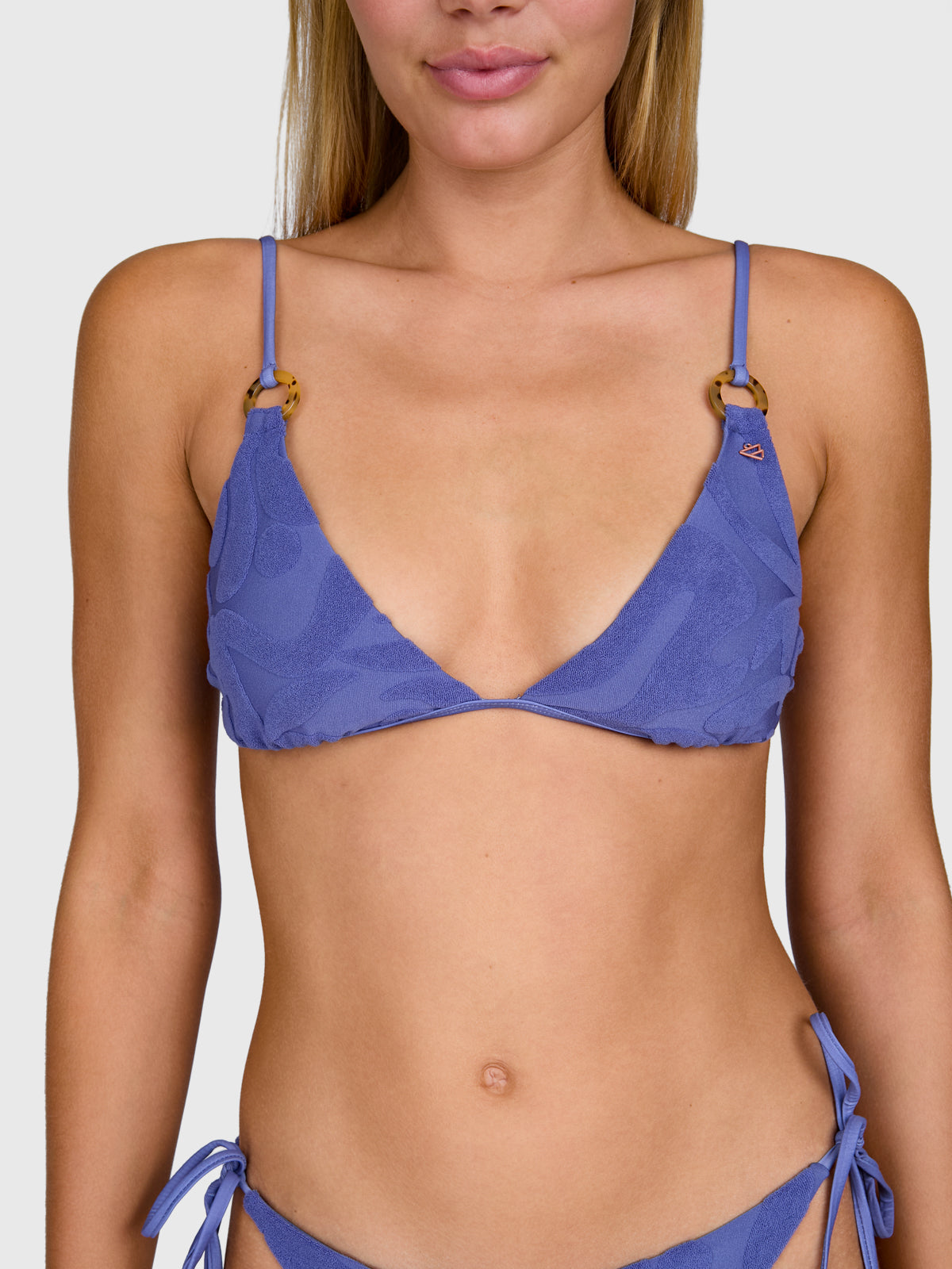 Sunanda-Jacquard Dames Bikini | Marlin Blue