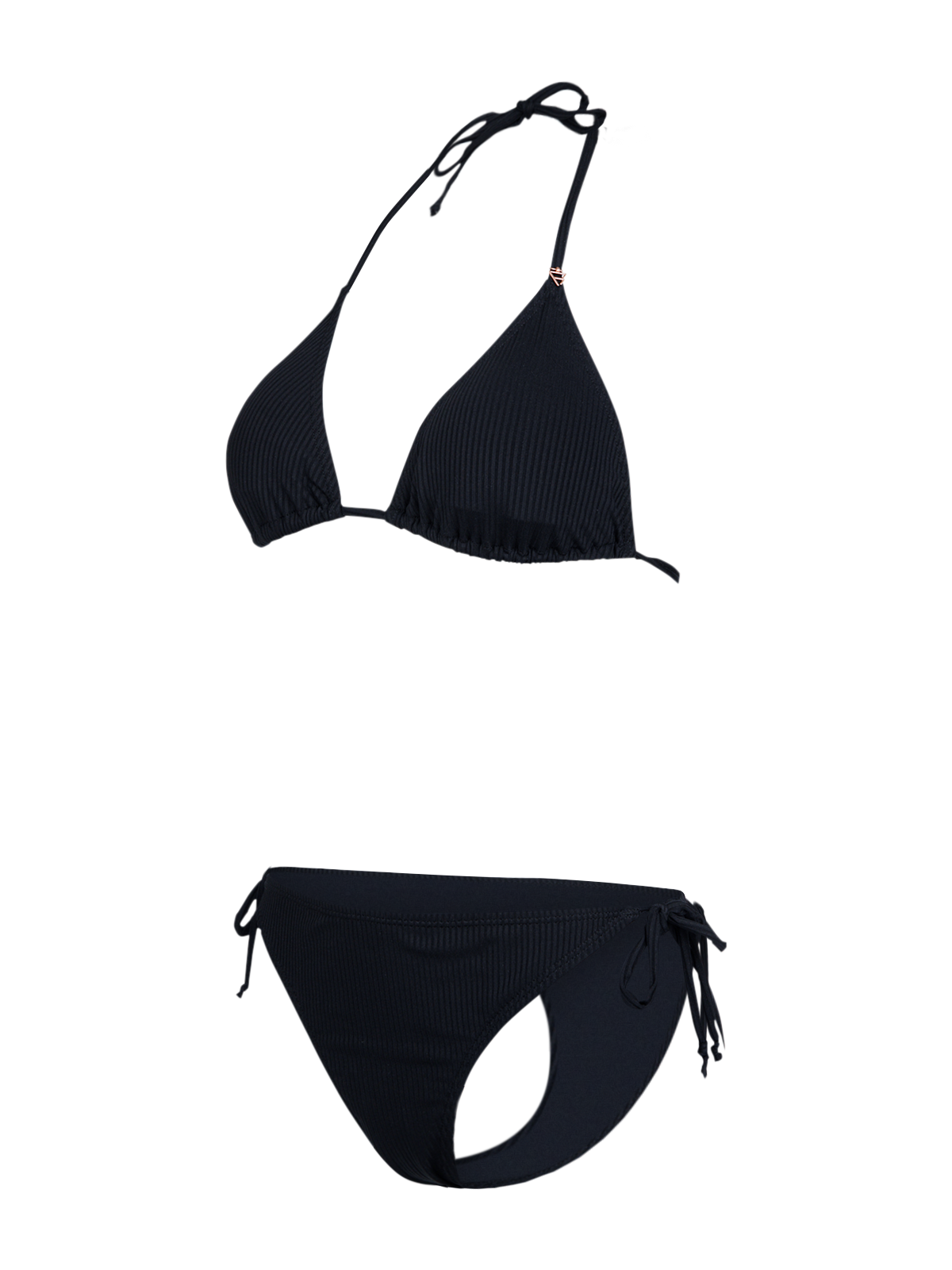 Lolly-Rib Women Bikini | Black