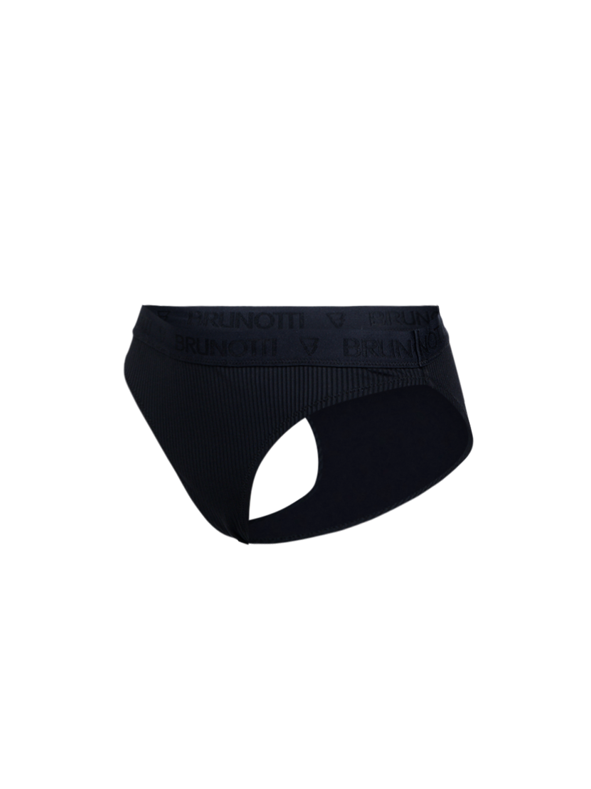 Relay-Rib Women Bikini Bottom | Black