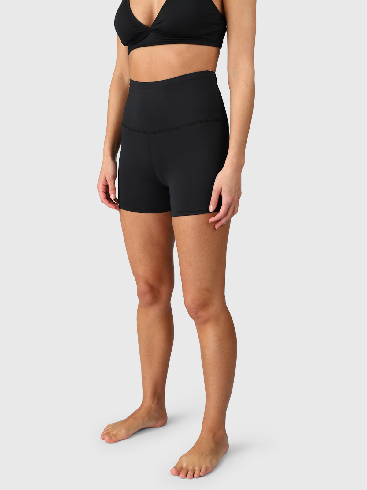 Hibiki Women Legging Shorts | Black