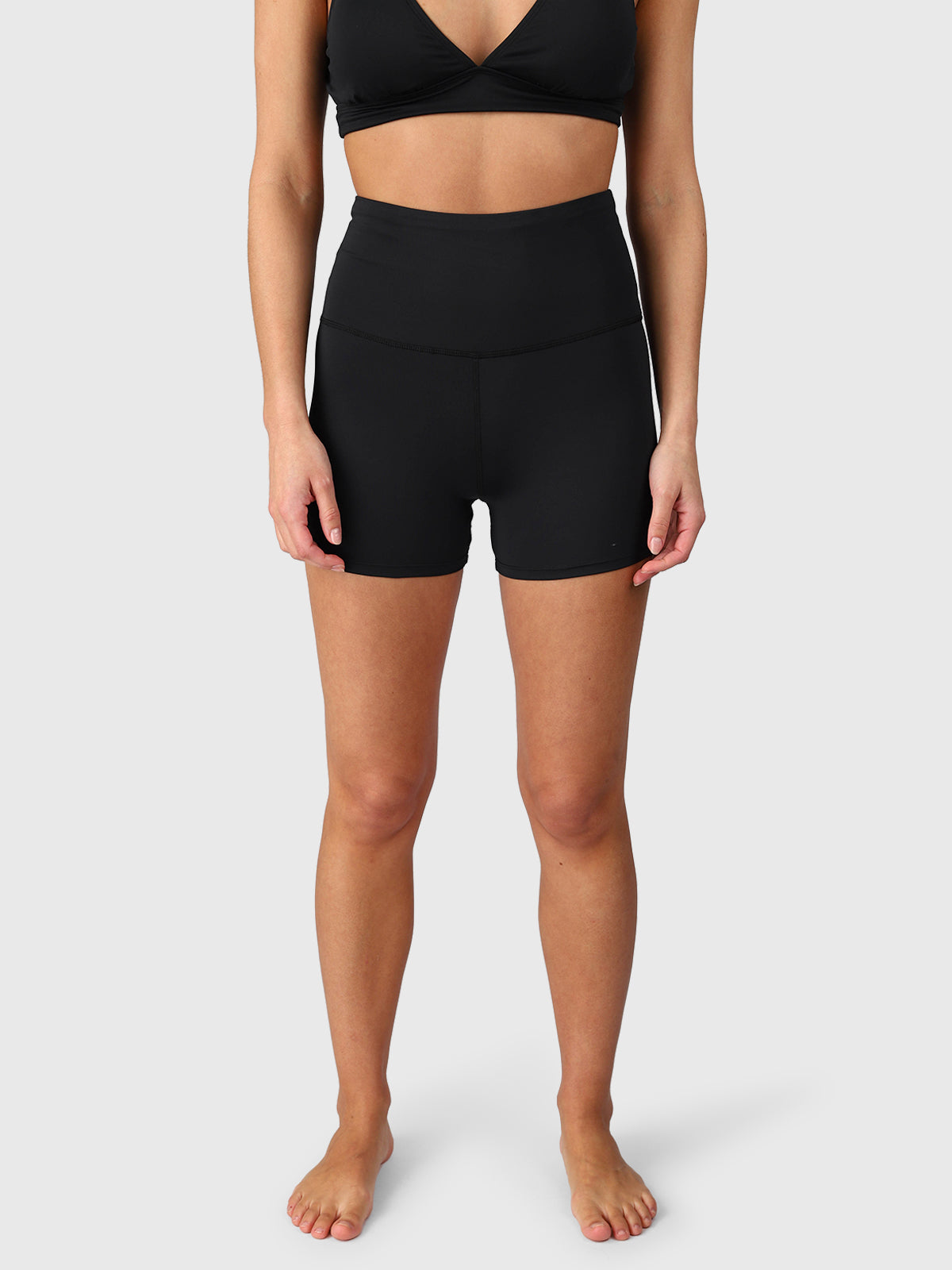 Hibiki Women Legging Shorts | Black