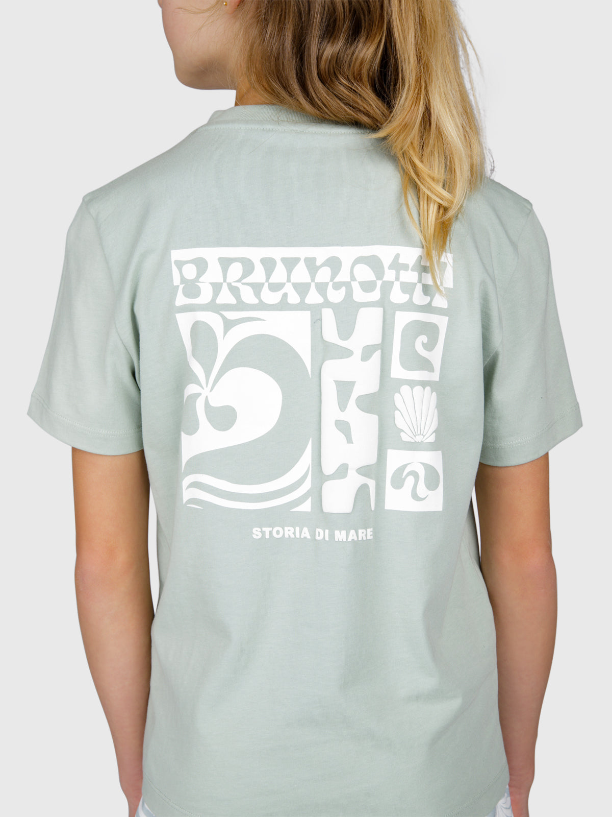 Zennandy Girls T-shirt | Aqua Grey